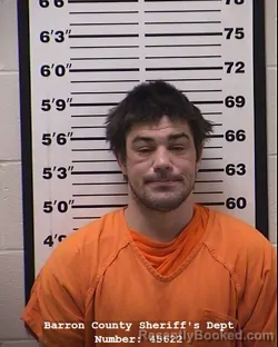 Booking photo from Barron County, Wisconsin