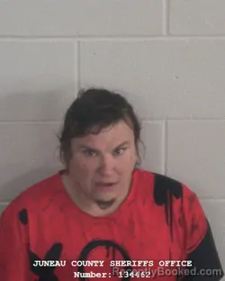 Booking photo from Juneau County, Wisconsin