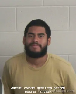 Booking photo from Juneau County, Wisconsin