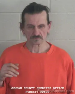 Booking photo from Juneau County, Wisconsin