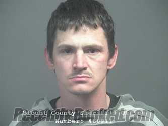Booking photo from Blount County, Tennessee