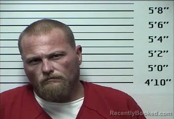 Booking photo from Rhea County, Tennessee