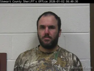 Booking photo from Stewart County, Tennessee