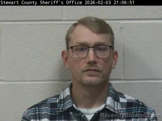 Booking photo from Stewart County, Tennessee