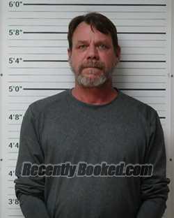 Booking photo from Kerr County, Texas
