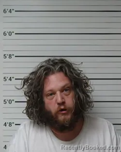 Booking photo from Kerr County, Texas