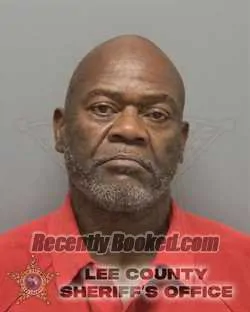 Booking photo from Lee County, Florida