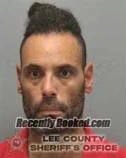 Booking photo from Lee County, Florida