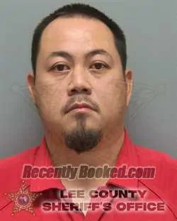 Booking photo from Lee County, Florida