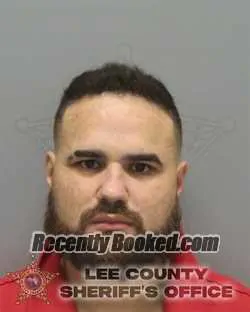 Booking photo from Lee County, Florida