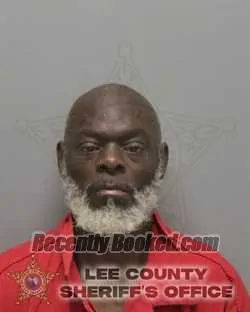 Booking photo from Lee County, Florida