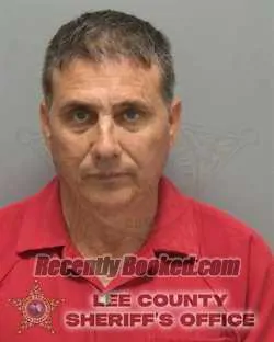 Booking photo from Lee County, Florida