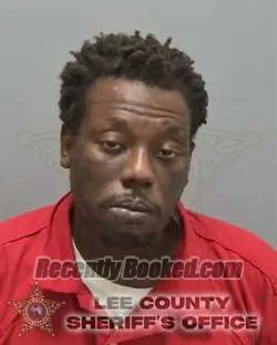 Booking photo from Lee County, Florida