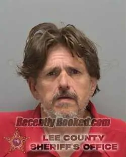 Booking photo from Lee County, Florida