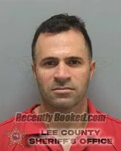 Booking photo from Lee County, Florida