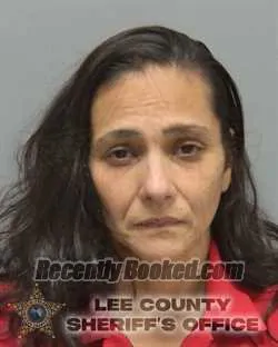 Booking photo from Lee County, Florida
