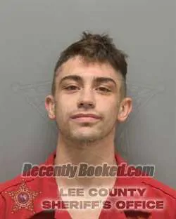 Booking photo from Lee County, Florida