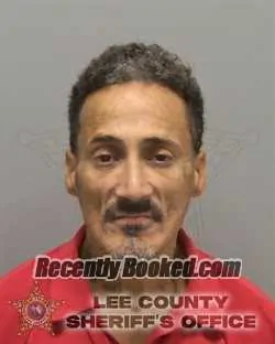 Booking photo from Lee County, Florida