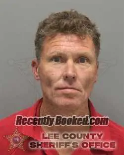 Booking photo from Lee County, Florida