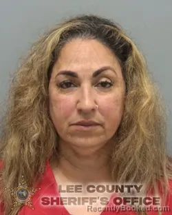 Booking photo from Lee County, Florida