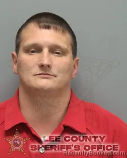 Booking photo from Lee County, Florida
