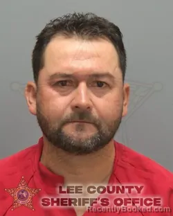 Booking photo from Lee County, Florida