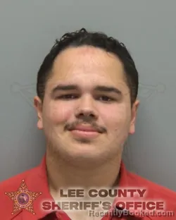 Booking photo from Lee County, Florida
