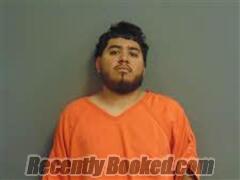 Booking photo from Milam County, Texas