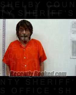 Booking photo from Shelby County, Texas