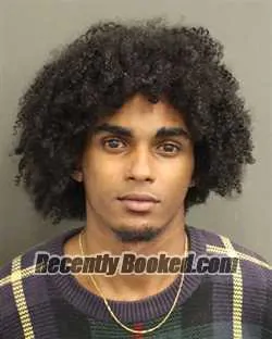 Booking photo from Orange County, Florida