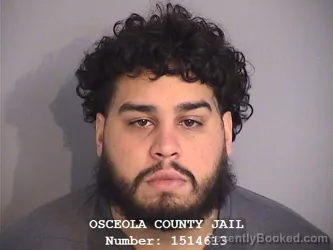 Booking photo from Osceola County, Florida