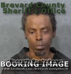 Booking photo from Brevard County, Florida