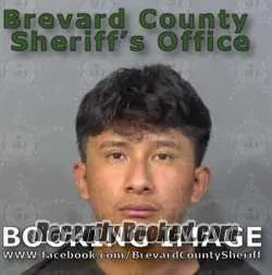 Booking photo from Brevard County, Florida