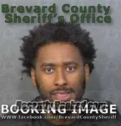 Booking photo from Brevard County, Florida