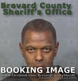Booking photo from Brevard County, Florida