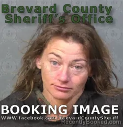 Booking photo from Brevard County, Florida