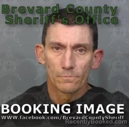 Booking photo from Brevard County, Florida