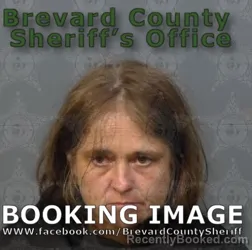 Booking photo from Brevard County, Florida
