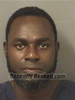 Booking photo from Palm Beach County, Florida