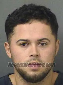 Booking photo from Palm Beach County, Florida