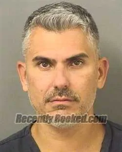 Booking photo from Palm Beach County, Florida