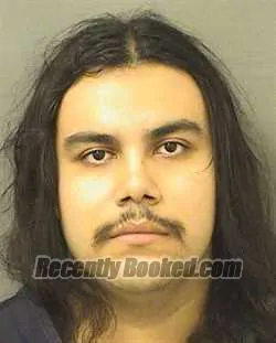 Booking photo from Palm Beach County, Florida
