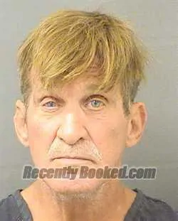 Booking photo from Palm Beach County, Florida