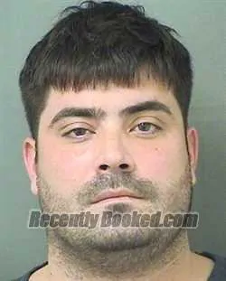 Booking photo from Palm Beach County, Florida