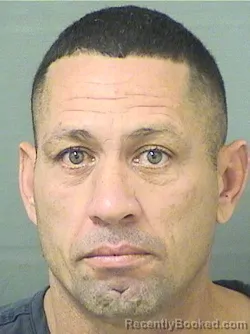 Booking photo from Palm Beach County, Florida