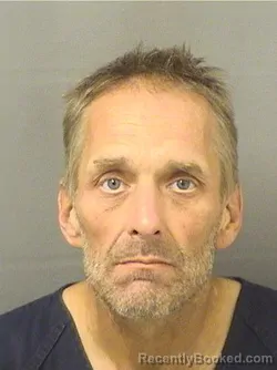 Booking photo from Palm Beach County, Florida
