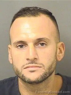 Booking photo from Palm Beach County, Florida