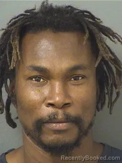 Booking photo from Palm Beach County, Florida