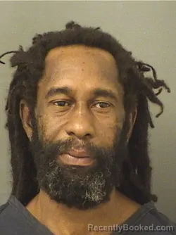 Booking photo from Palm Beach County, Florida