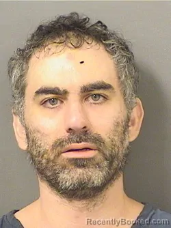 Booking photo from Palm Beach County, Florida